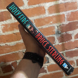 Holy Fire - Bruce Sterling - 1996 Bantam Books Hardback - Eric Dinyer Cover