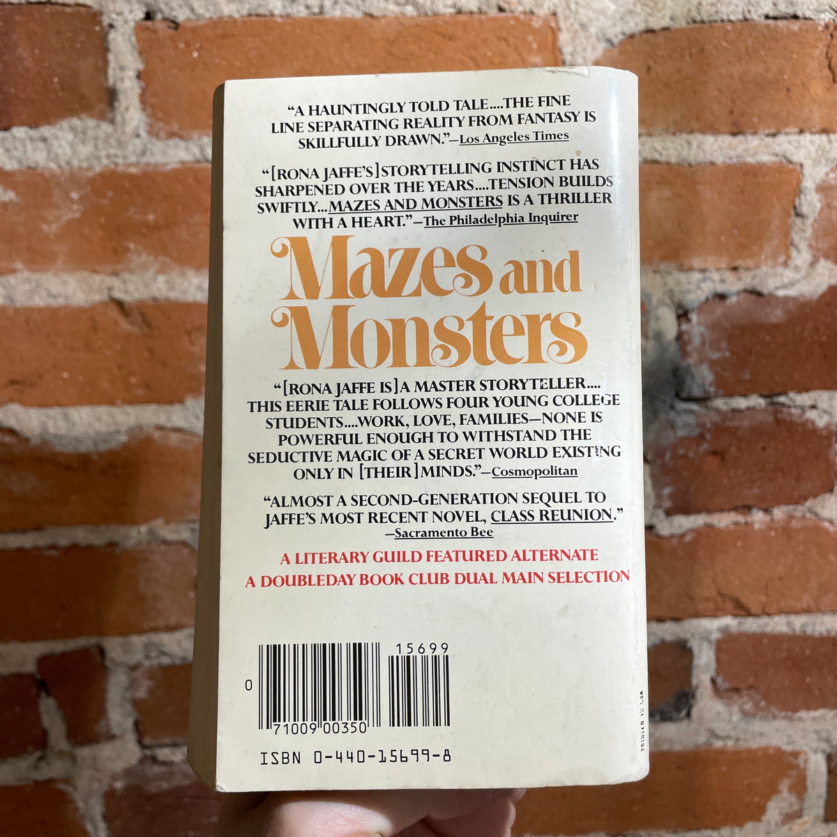 mazes and monsters book Mazes and Monsters - Rona Jaffe