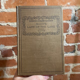 Scott’s Lady of the Lake - Edited by Helen E. Bacon - 1910 American Book Company Hardback