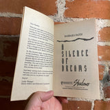 A Silence of Dreams - Barbara Faith - 1993 Silhouette Shadows Paperback