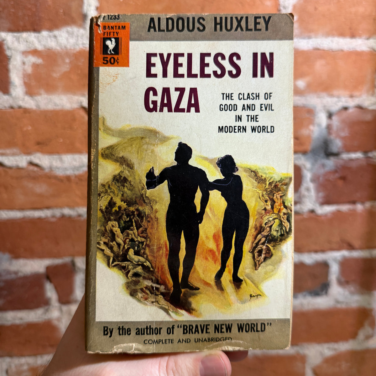 Eyeless In Gaza Plague of Years 廃盤 Eyeless in Gaza - Aldous Huxley - 1954 Bantam Books Paperback