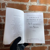 A Farewell to Arms - Ernest Hemingway - Scribner Paperback - Cathie Bleck Cover