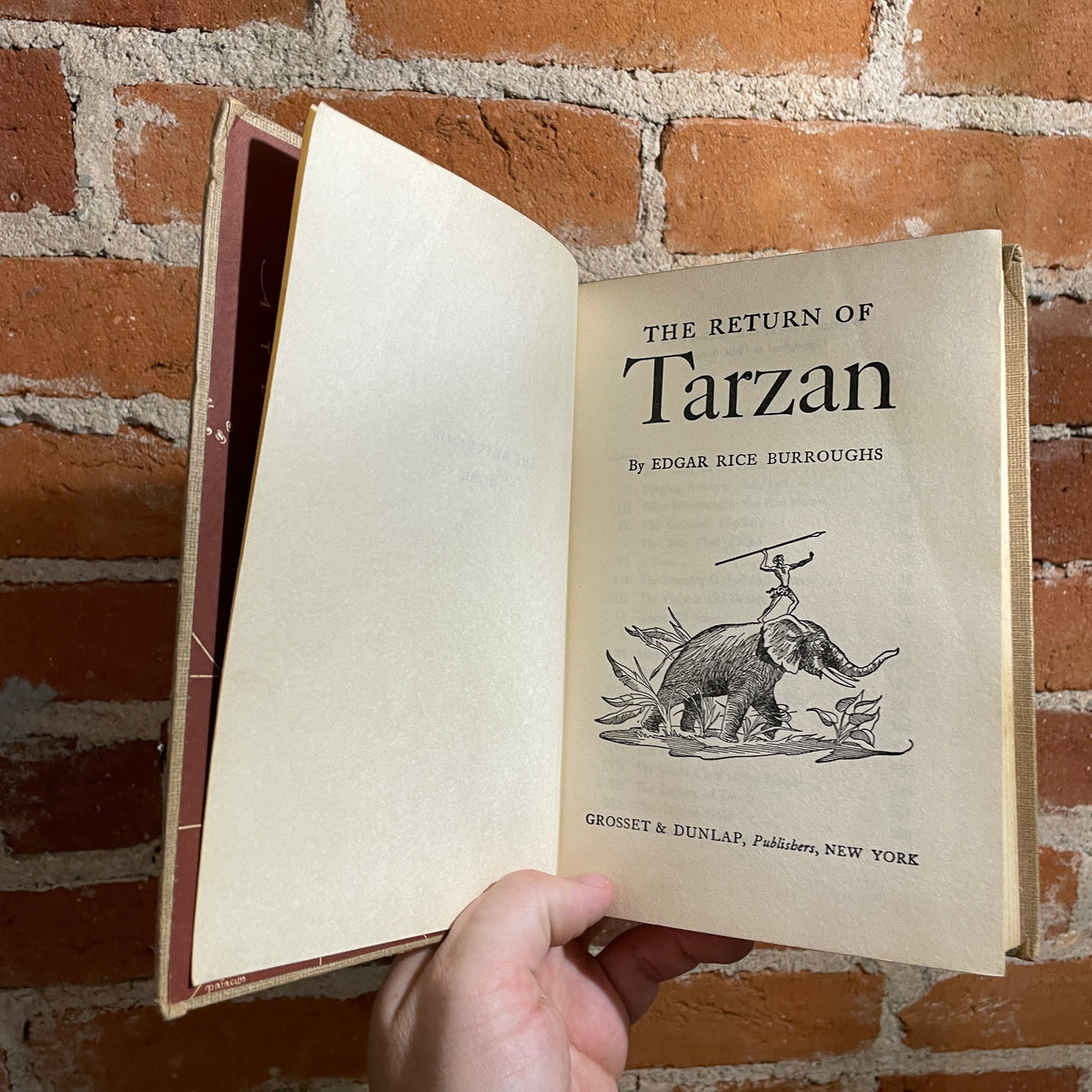 The Return of Tarzan - Edgar Rice Burroughs - 1915 Grosset