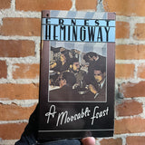A Moveable Feast - Ernest Hemingway - 1987 Scribners Paperback - Fred Marcellino Cover