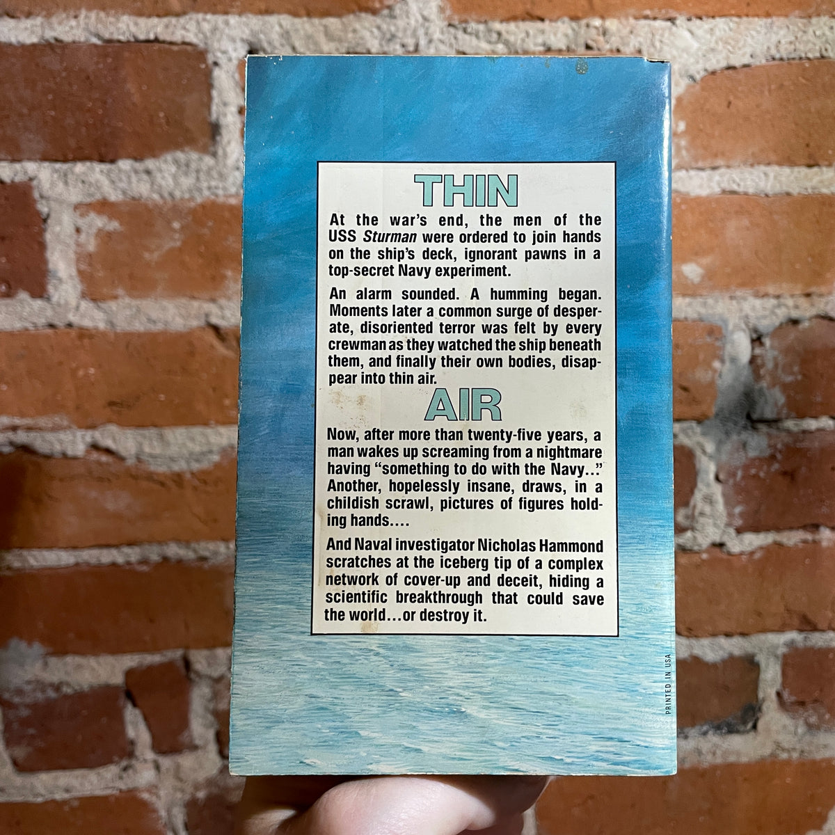 Thin Air - George R. Simpson & Neal R. Burger - 1978 1st Dell