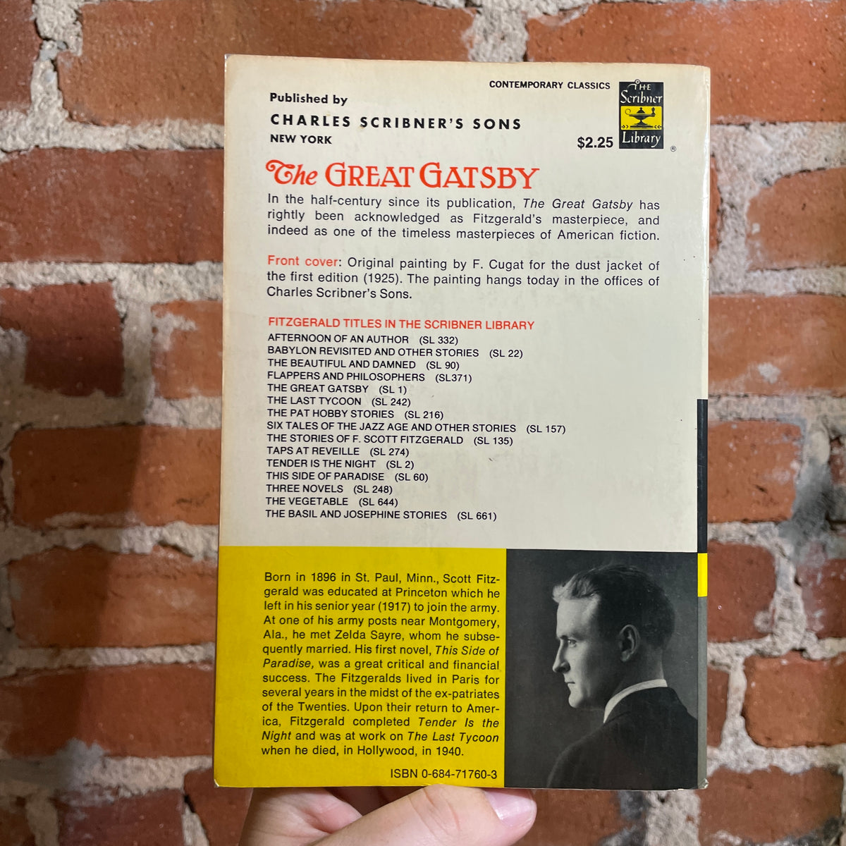 The Great Gatsby - F. Scott Fitzgerald 1953 Charles Scribners