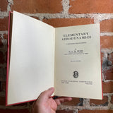 Elementary Aerodynamics 2nd Ed. - D.C.M. Hume - 1941 Pittman Publishing Corporation Hardback