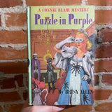 Puzzle in Purple - Connie Blair Mystery - Betsy Allen - 1948 Grosset & Dunlap Hardback
