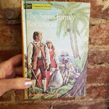 Robinson Crusoe - Daniel Defoe  and Swiss Family Robinson- Johann Wyss ( 1963 Grosset and Dunlap Companion Library vintage hardback)