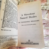 A Streetcar Named Desire - Tennessee Williams  (1972 Signet hardback book)