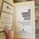 Communist Manifesto - Karl Marx, Friedrich Engels (1964 Washington Square Press vintage paperback)
