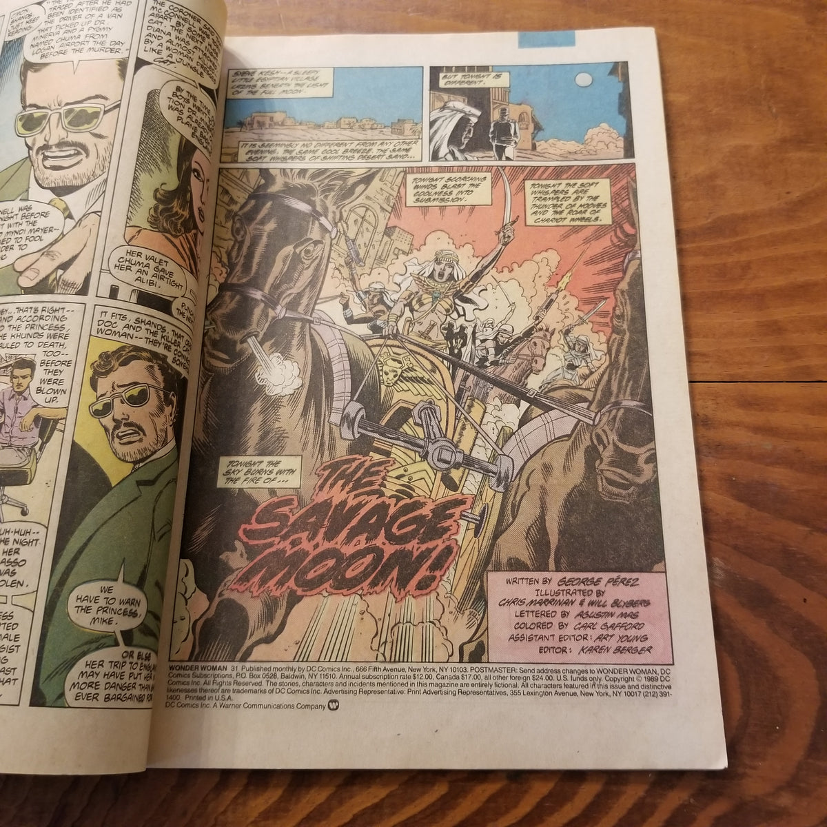 Wonder Woman #31 (1989 DC Comics vintage comic book) – Postmarked from ...