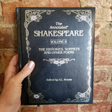 The Annotated Shakespeare Volume II: The Histories, Sonnets And Other Poems - William Shakespeare 1978 Longmeadow Press leather hardback