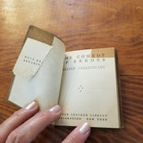 A Comedy of Errors - William Shakespeare - 1921 Little Leather Library vintage softcover
