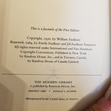 Absalom, Absalom! - William Faulkner 1964 The Modern Library vintage hardback