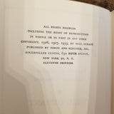 The Story of Philosophy: The Lives and Opinions of the World's Greatest Philosophers - Will Durant 1953 Simon & Schuster HB