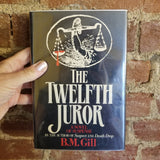 The Twelfth Juror - B.M. Gill 1984 Charles Scribner's Sons vintage HBDJ