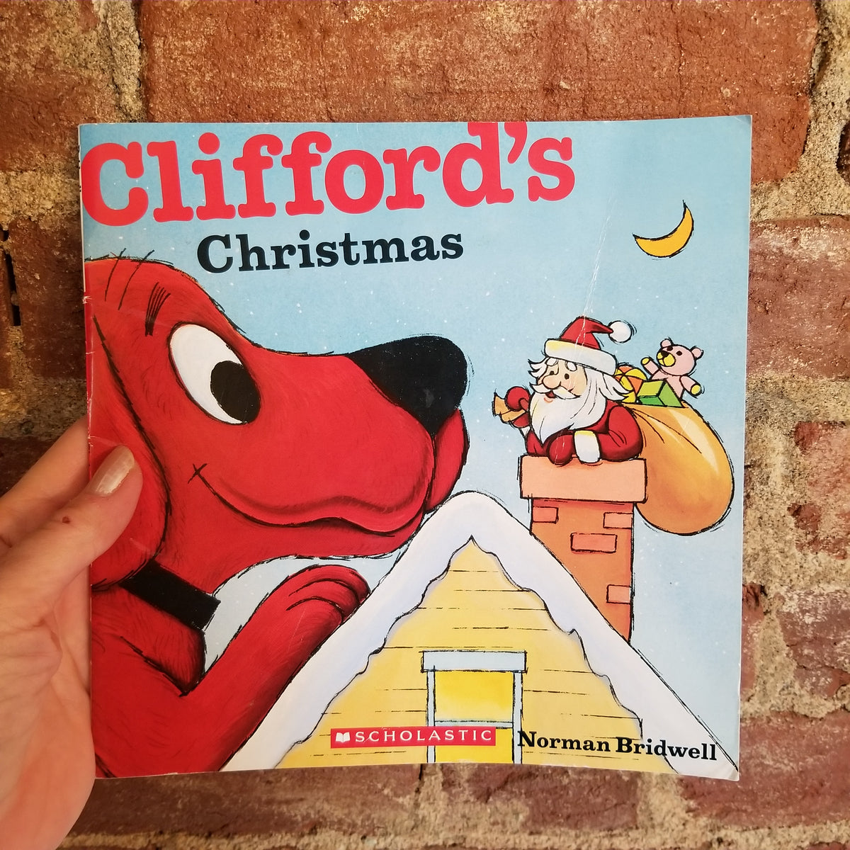 Clifford's Christmas -Norman Bridwell 1984 Scholastic vintage PB