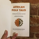African Folk Tales - Charlotte Leslau 1963 The Peter Pauper Press HBDJ