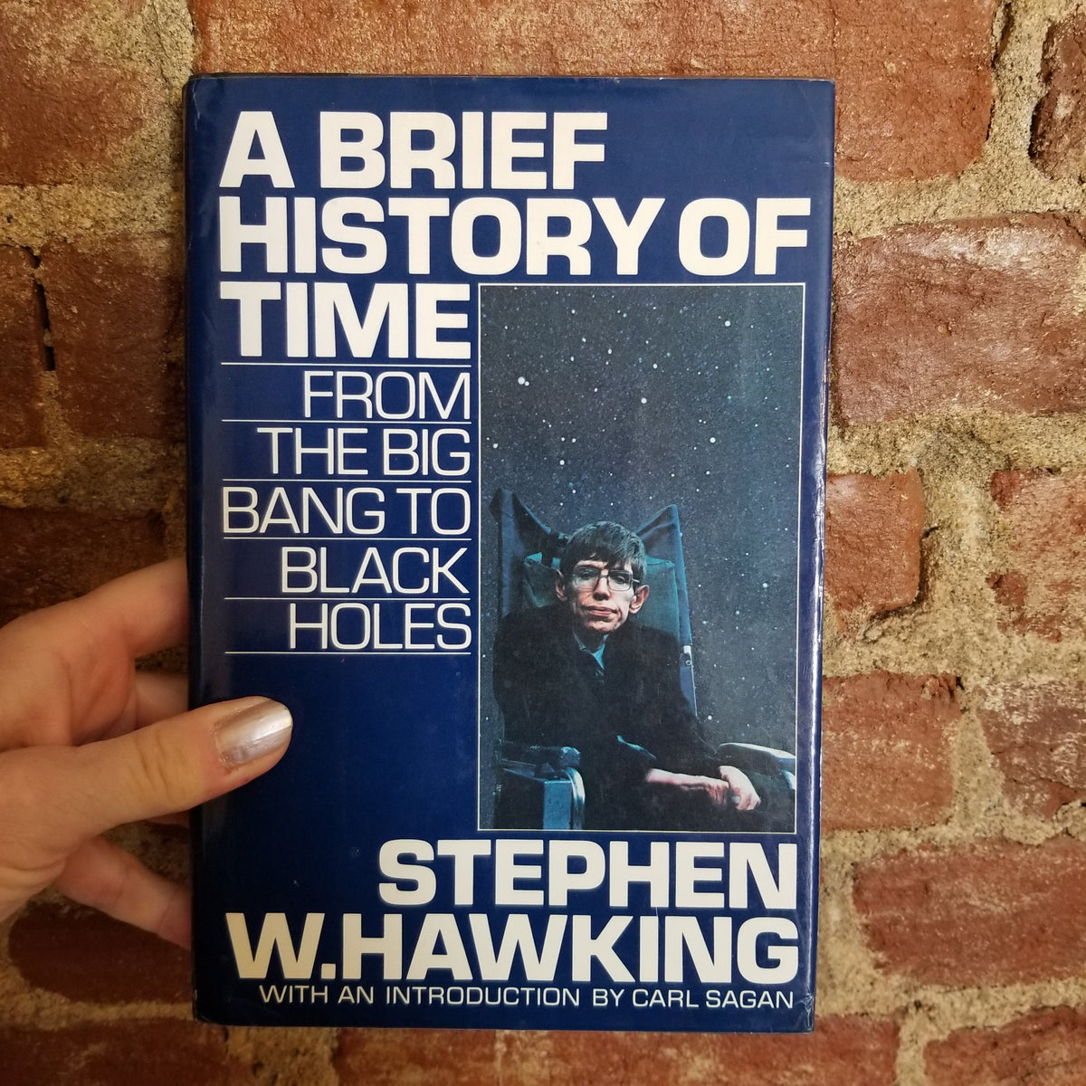 A Brief History of Time - Stephen Hawking 1988 Bantam Books vintage HB