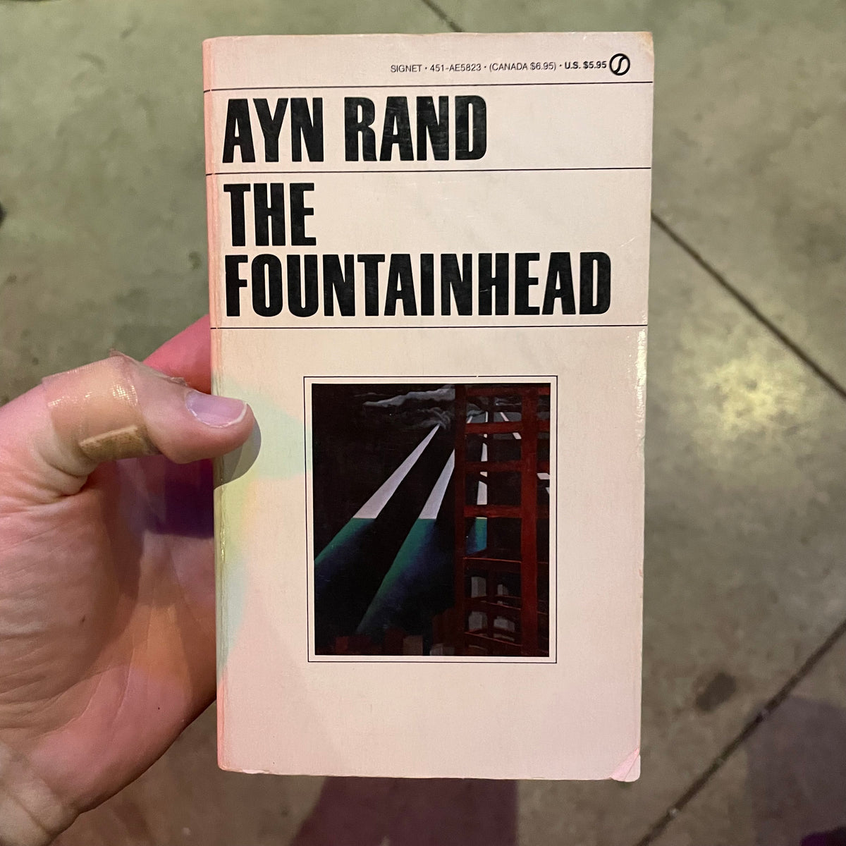 The Fountainhead - Ayn Rand - 1971 Signet Paperback – Postmarked from the  Stars