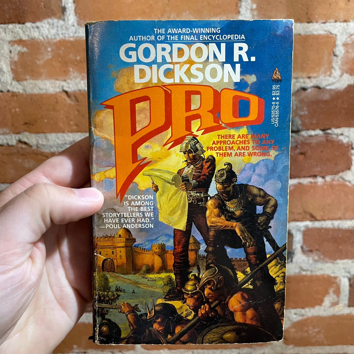 Pro - Gordon R. Dickson - Tor Paperback Edition - Tom Kidd Cover
