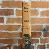 The Adventures of Tom Sawyer - Mark Twain (1963 Vintage Companion Library Jo Polseno Illustrated Hardback Classic)