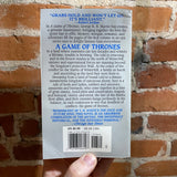 A Game of Thrones - George R.R. Martin - 1997 Bantam Books Shiny Silver Paperback