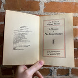 A Woman of No Importance: The Works of Oscar Wilde Series - 1900s* Raveena Edition - Oscar Wilde