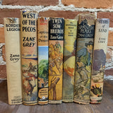 Zane Grey Lot of 9 Vintage Hardbacks with Dust Jackets (1910s - 1940s)