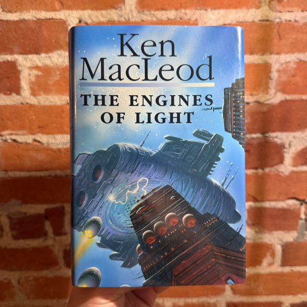 The Engines of Light - Ken MacLeod - 2003 SFBC Hardback - Chris Moore Cover