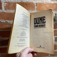 Dune - Frank Herbert - 1990 25th Anniversary Ace Books Paperback Edition - John Schoenherr Cover