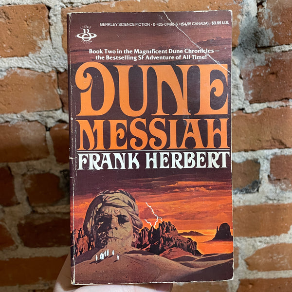 Dune Messiah - Frank Herbert 1984 49th Berkley Medallion Paperback