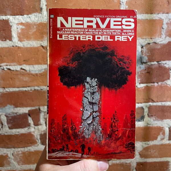Nerves - Lester Del Rey - 1974 5th Ballantine Books Paperback - Dean Ellis Cover