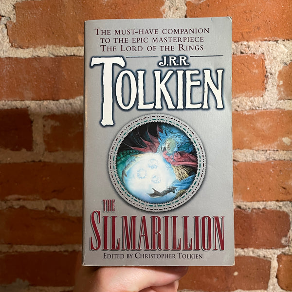 The Silmarillion Second Edition - J.R.R. Tolkien - 2002 Del Rey Paperback Silver Cover