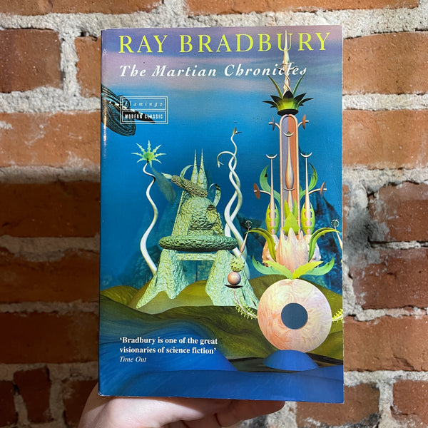 The Martian Chronicles - Ray Bradbury - 1995 Flamingo Books Paperback - RARE UK Print - George Snow Cover