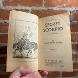 Secret Scorpio - Alan Burt Akers - Illustrated 1977 Daw Books Paperback - Josh Kirby Cover #269