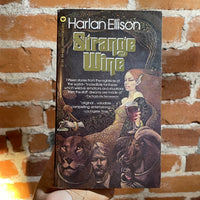 Strange Wine: Fifteen New Stories from the Nightside of the World- Harlan Ellison - 1979 Warner Books Paperback - Leo & Diane Dillon Cover