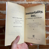 Immortality, Inc. - Robert Sheckley - 1959 Bantam Books Paperback - Louis S. Glanzman Cover