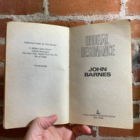 Orbital Resonance - John Barnes - 1992 Tor Books Paperback - Bob Eggleton Cover