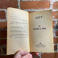 City - Clifford D. Simak - 1952 Ace Books Paperback - Davis Meltzer Cover