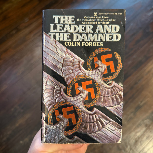 The Leader and the Damned - Colin Forbes - 1985 Zebra Books Paperback - Foil Embossed Cover