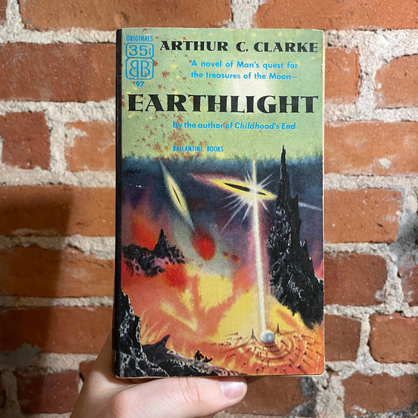 Earthlight - Arthur C. Clarke - 1955 Ballantine Books Paperback - Richard Powers Cover