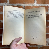 The Travails of Jane Saint and Other Stories - Josephine Saxton - 1986 The Women’s Press Paperback - Sara Schwartz Cover