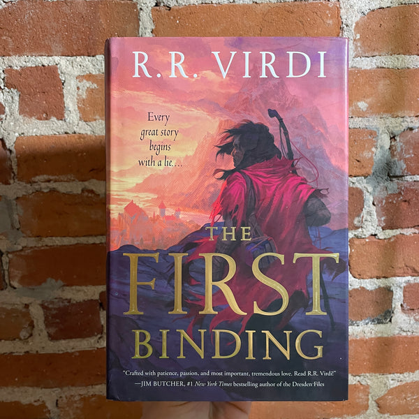 The First Binding - R.R. Virdi - 2022 1st Tor Books Hardback - Felipe de Barros Cover