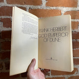 God Emperor of Dune - Frank Herbert 1982 Berkley Books Oversized Paperback / Frederic Marvin Cover