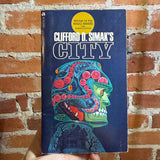 City - Clifford D. Simak - Ace Books Paperback - Davis Meltzer Cover