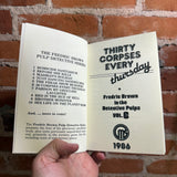 Thirty Corpses Every Thursday - Fredric Brown - Vol. 6 - 1986 Dennis McMillan Publications Trade Paperback
