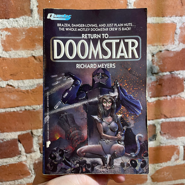 Return to Doomstar - Richard Meyers - 1985 Questar Books Paperback - Don Maitz Cover