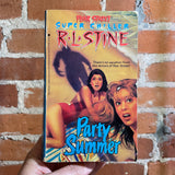 Party Summer - R.L. Stine - 1991 Archcway Paperback - Bill Schmidt Cover